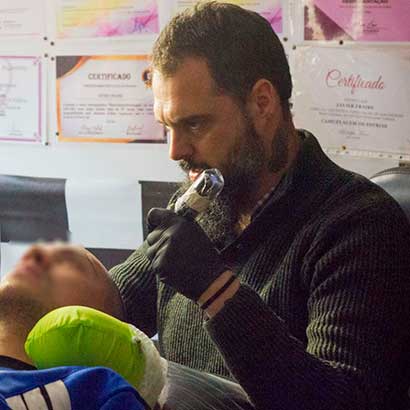 Javier Fraire Trabajando